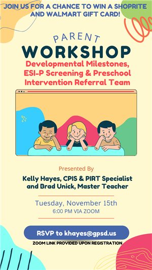 Parent Workshop 1 